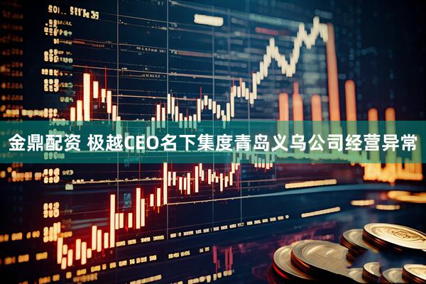 金鼎配资 极越CEO名下集度青岛义乌公司经营异常